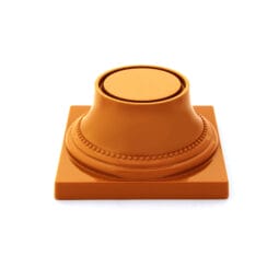 M74P-STC - Melamine Pedestal Base - Sunburn Terra Cotta