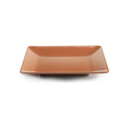 M99SQ-STC - Melamine Square Plate - Sunburn Terra Cotta
