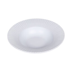 B-12-RMM-W - 12 oz., 9.25" Dia. X 2.24"H, 30.4oz Rim-full Textured Rim Bowl Matte Finish, White, G.E.T. Riva Maris