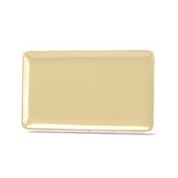 M2011RC-BCY - Melamine Rectangular Tray - Banana Crepe