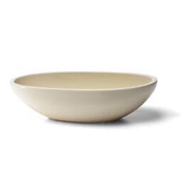 M157OV-BCY - Melamine Long Oval Bowl - Banana Crepe