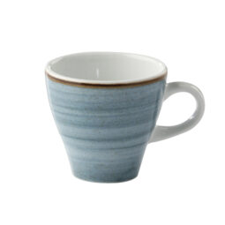 PA1604804324 - 5.5 oz.Porcelain Cappuccino Cup, 4 1/3" Dia. w/Handle GET, Aritsan Blue